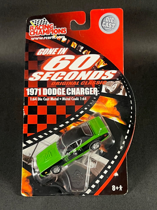 Racing Champions 2002 Gone In 60 Seconds 1971 Dodge Charger, Green