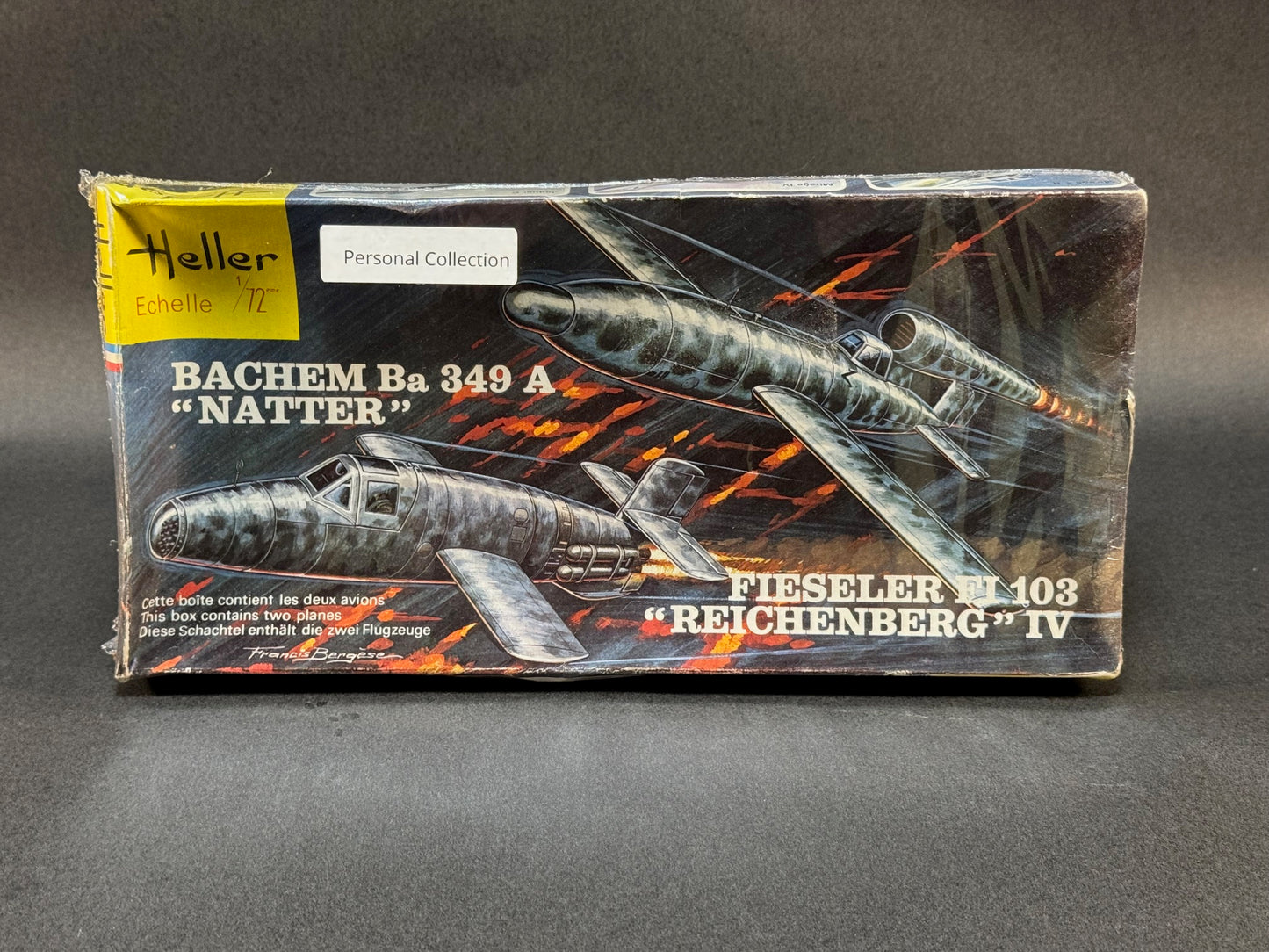 Heller Model Kit 071 1:72 Scale Bachem Ba 349 A "Natter" & Fieseler FI 103 "Reichenberg" IV