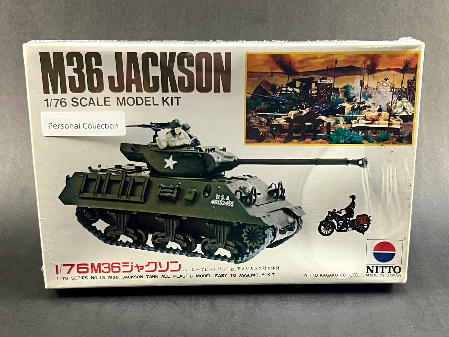 Nitto Model Kit 455 1:76 Scale M36 Jackson