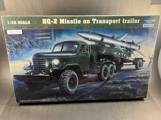 Trumpeter Model Kit 00205	1:35	HQ-2 Missile on Transport Trailer