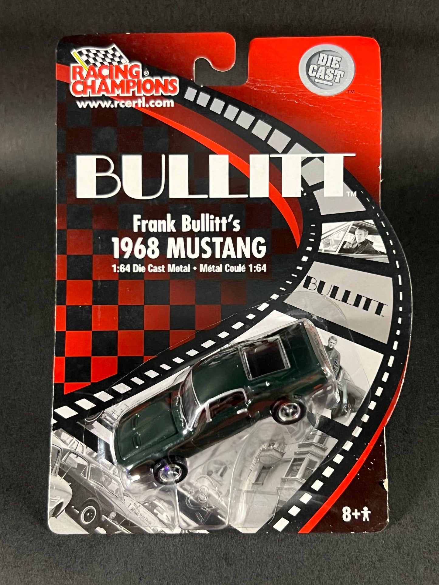 Racing Champions 2002 Bullitt Frank Bullitt's 1968 Mustang, Green