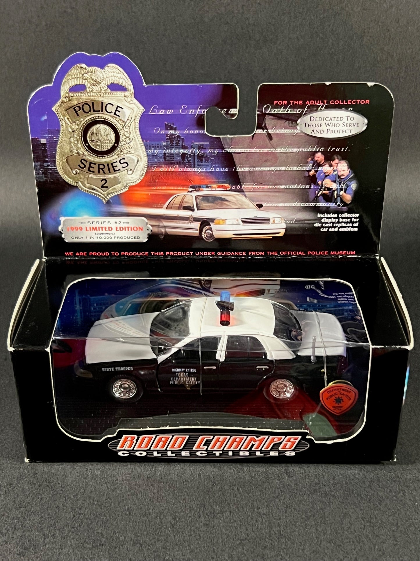 Road Champs Collectibles 1999 Police Series 2 Texas Highway Patrol