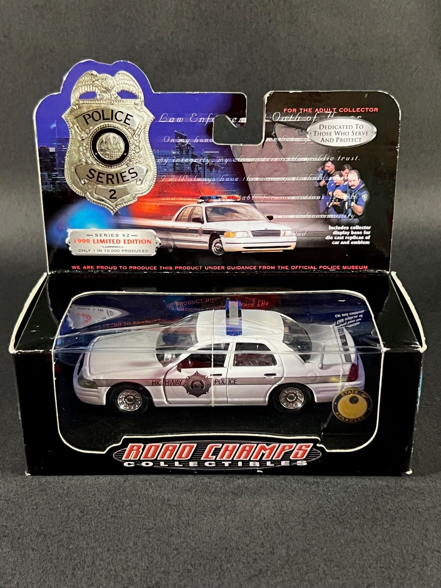 Road Champs Collectibles 1999 Police Series 2 Arkansas Highway Police