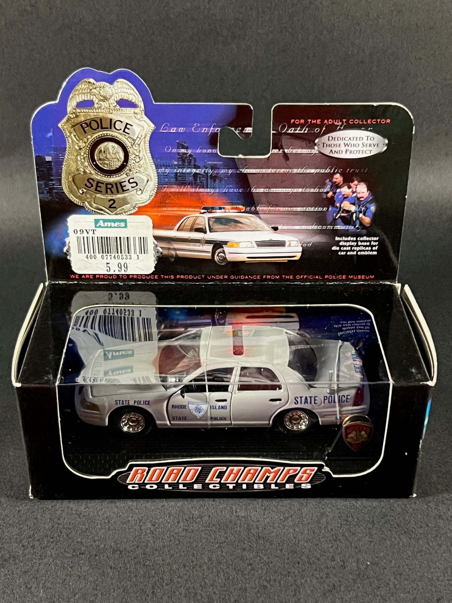 Road Champs Collectibles 1999 Police Series 2 Rhode Island State Police