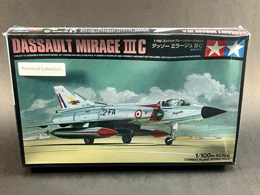 Tamiya Model Kit 61603 1:100 Scale Dassault Mirage III C