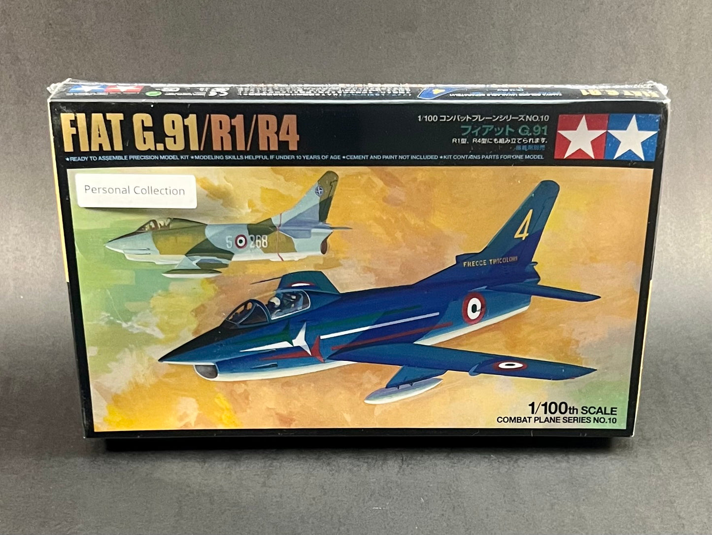 Tamiya Model Kit 61610 1:100 Scale Fiat G.91 R1/R4