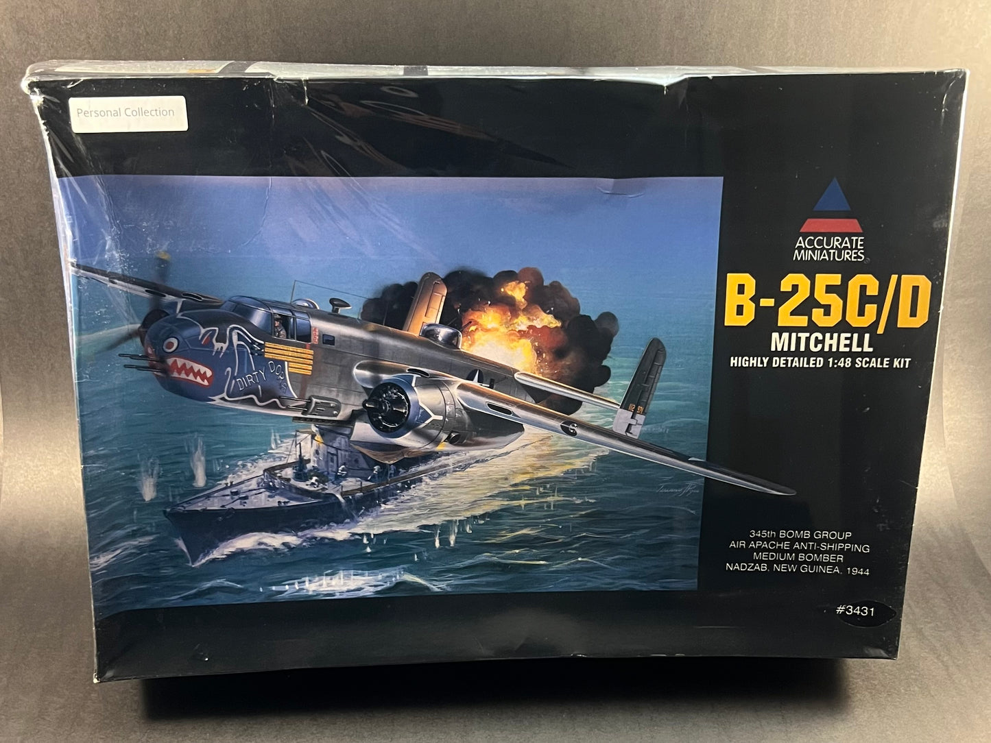 Accurate Miniatures Model Kit 3431 1:48 Scale B-25C/D Mitchell