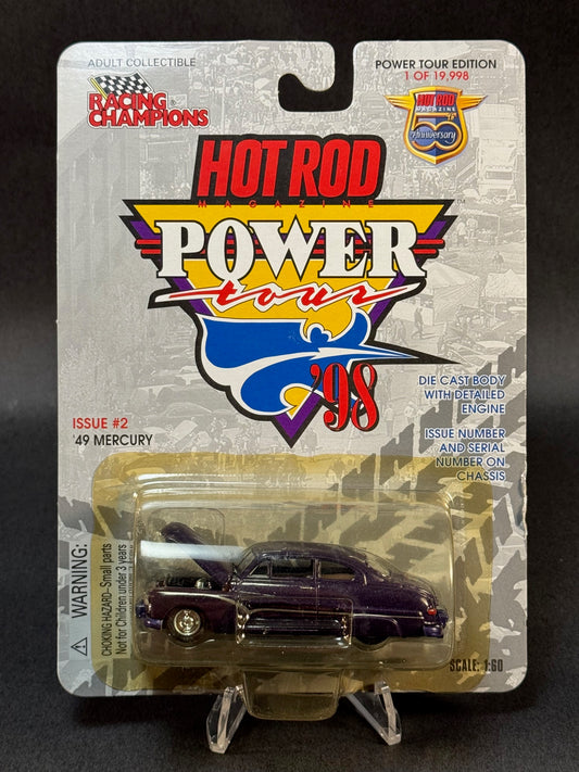 1998 Racing Champions Hot Rod Magazine Power Tour #2 '49 Mercury, Purple