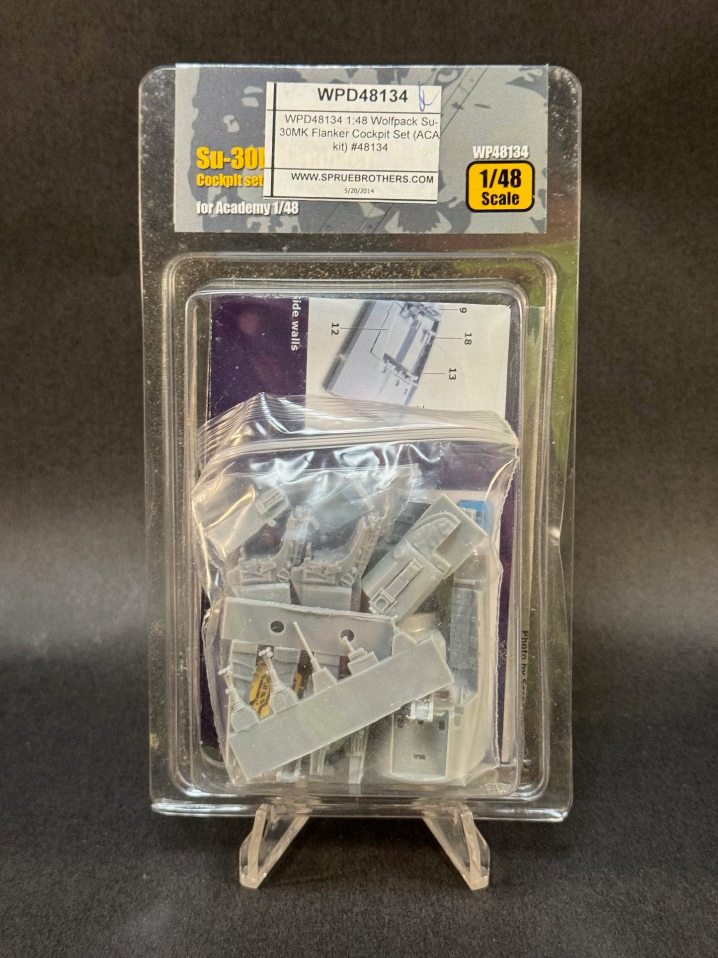2012 Wolfpack WP48134 1:48 Scale Su-30MK Flanker Cockpit Set for Academy Kit