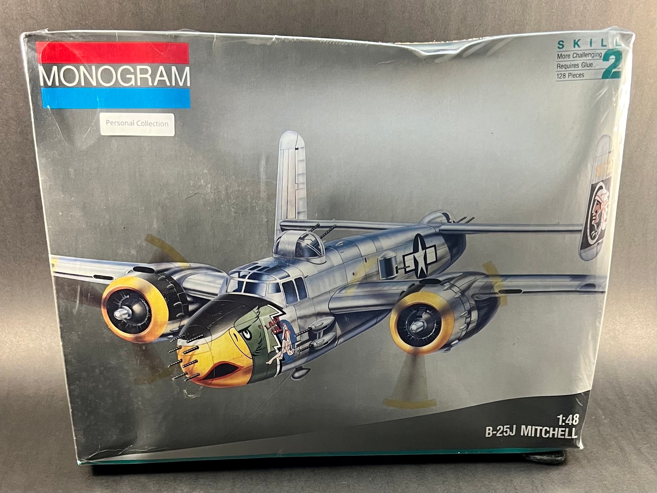 Monogram Mitchell Monogram Model Kit 5507 1:48 Scale B-25J Mitchell – Plutonium Garage
