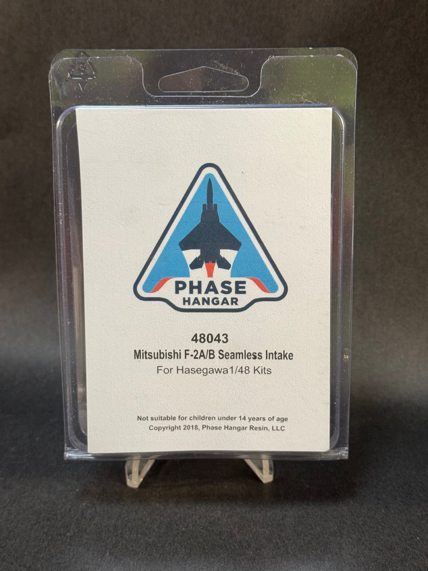 2018 Phase Hangar 48043 1:48 Scale Mitsubishi F-2A/B Seamless Intake for Hasegawa Kit