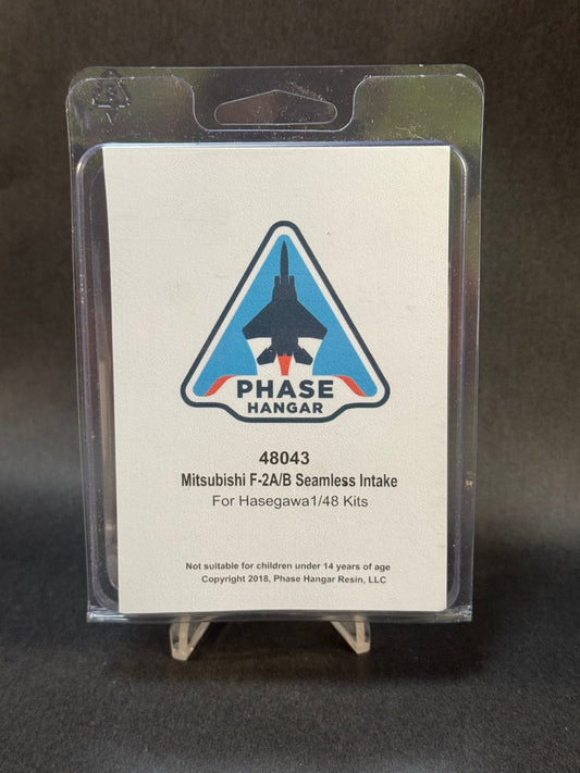 2018 Phase Hangar 48043 1:48 Scale Mitsubishi F-2A/B Seamless Intake for Hasegawa Kit