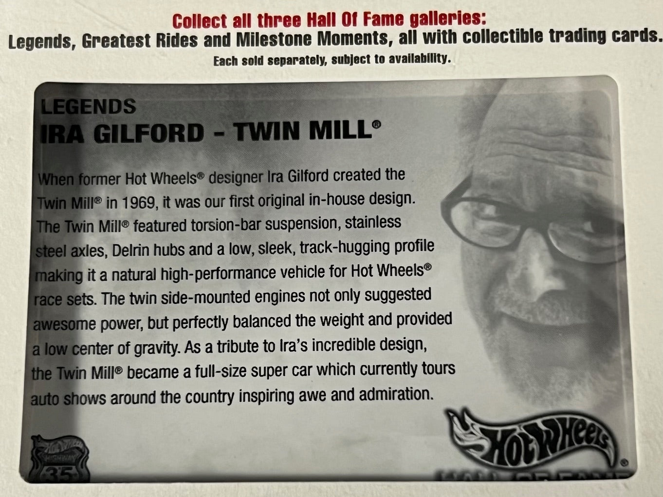 Hot Wheels 2002 Hall of Fame - Legends - Ira Gilford Twin Mill, Pink