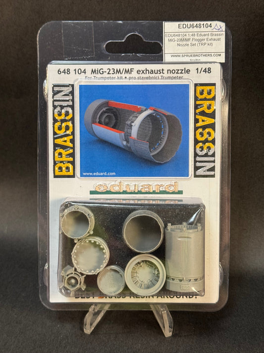 2012 Eduard Brassin 648 104 1:48 Scale MiG-23M/MF Flogger Exhaust Nozzle for Trumpeter Kit