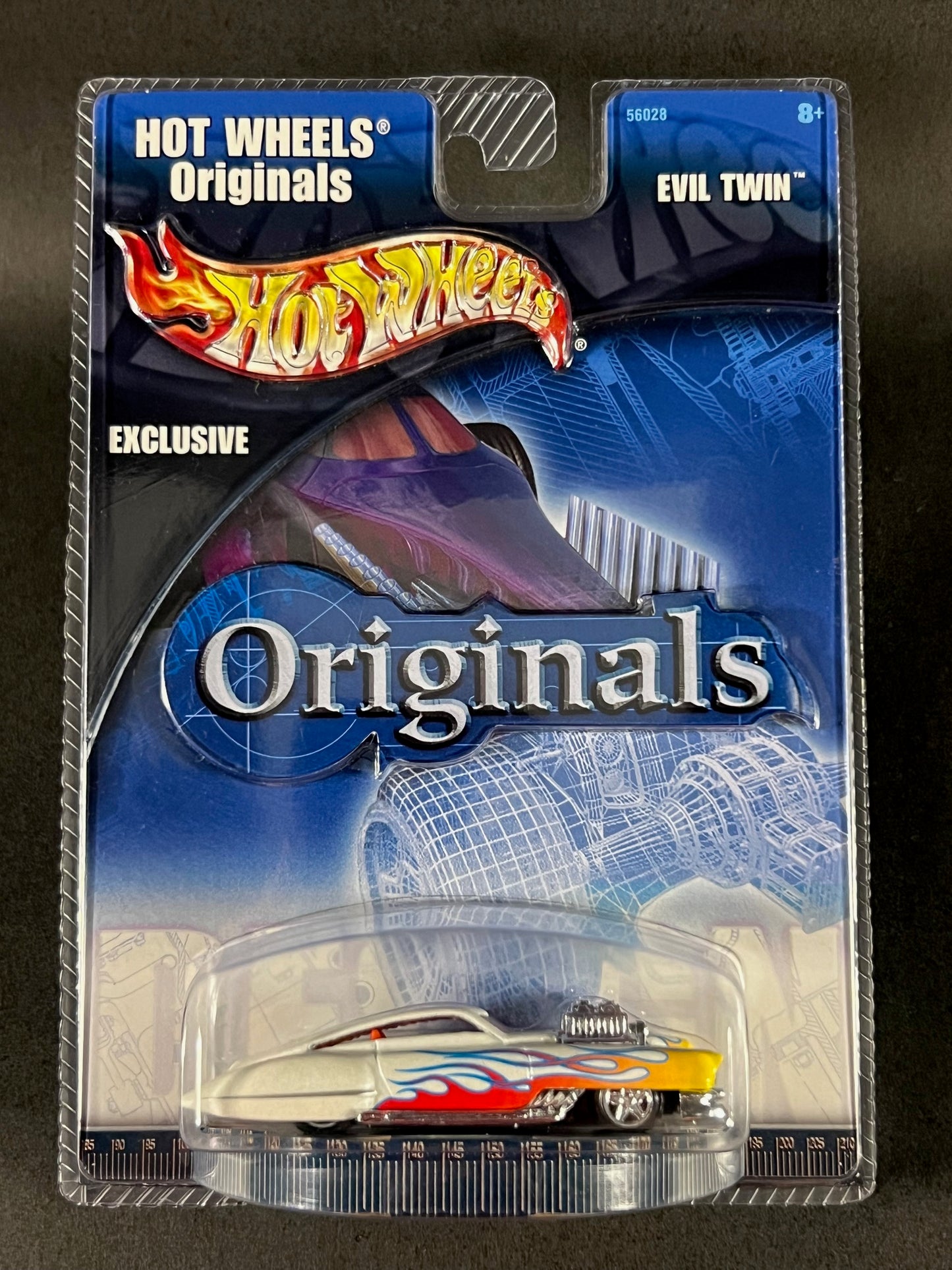 Hot Wheels 2001 Originals Evil Twin, White