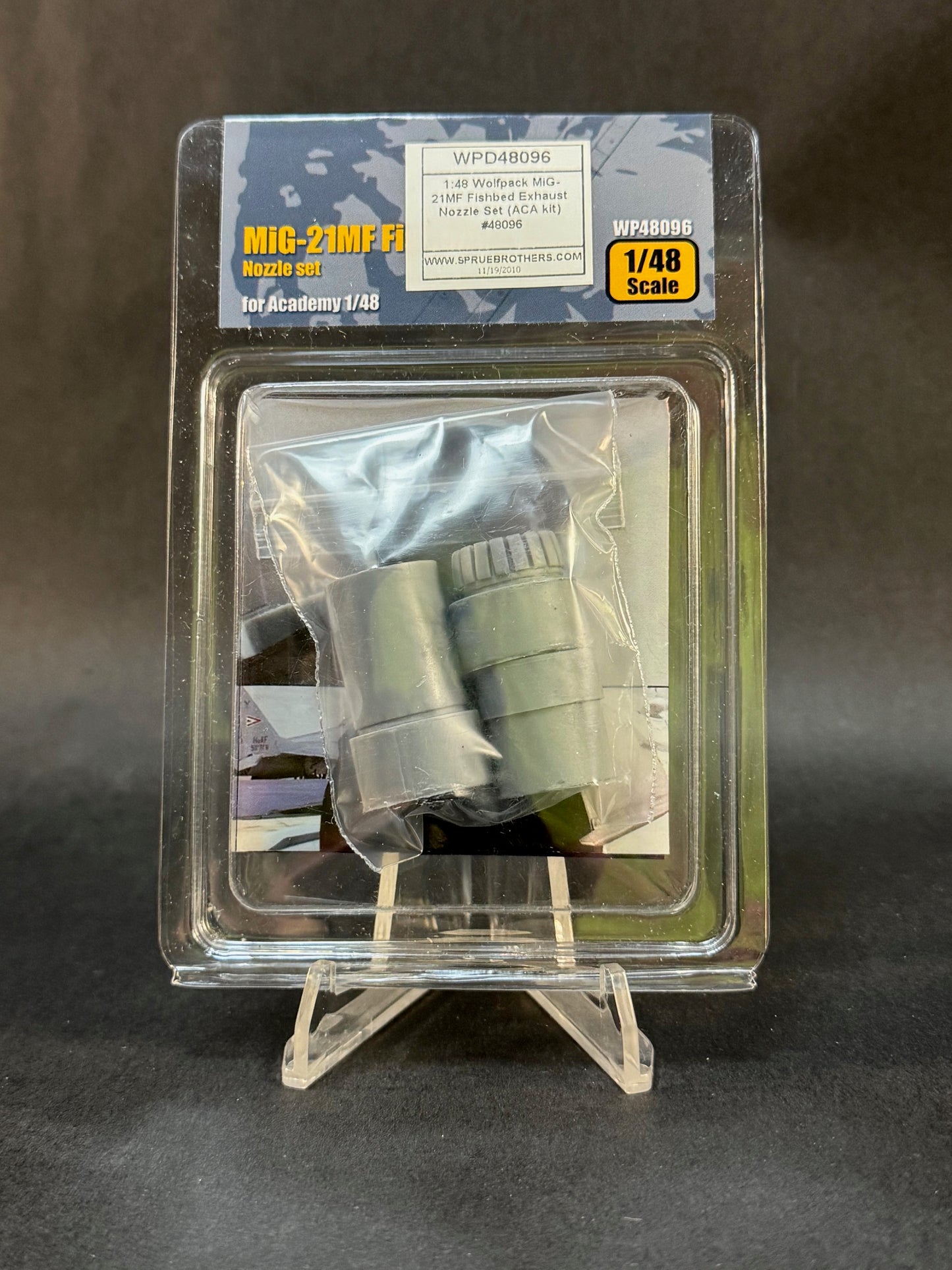 2010 Wolfpack WP48096 1:48 Scale MiG-21MF Fishbed Exhaust Nozzle Set for Academy Kit