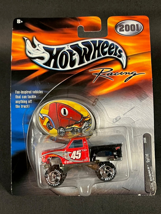 Hot Wheels Racing 2001 Tail Gunner Series #1 Sprint, Red and Black