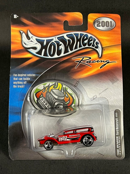 Hot Wheels Racing 2001 The Demon Series #4 Ford Motorcraft, Red