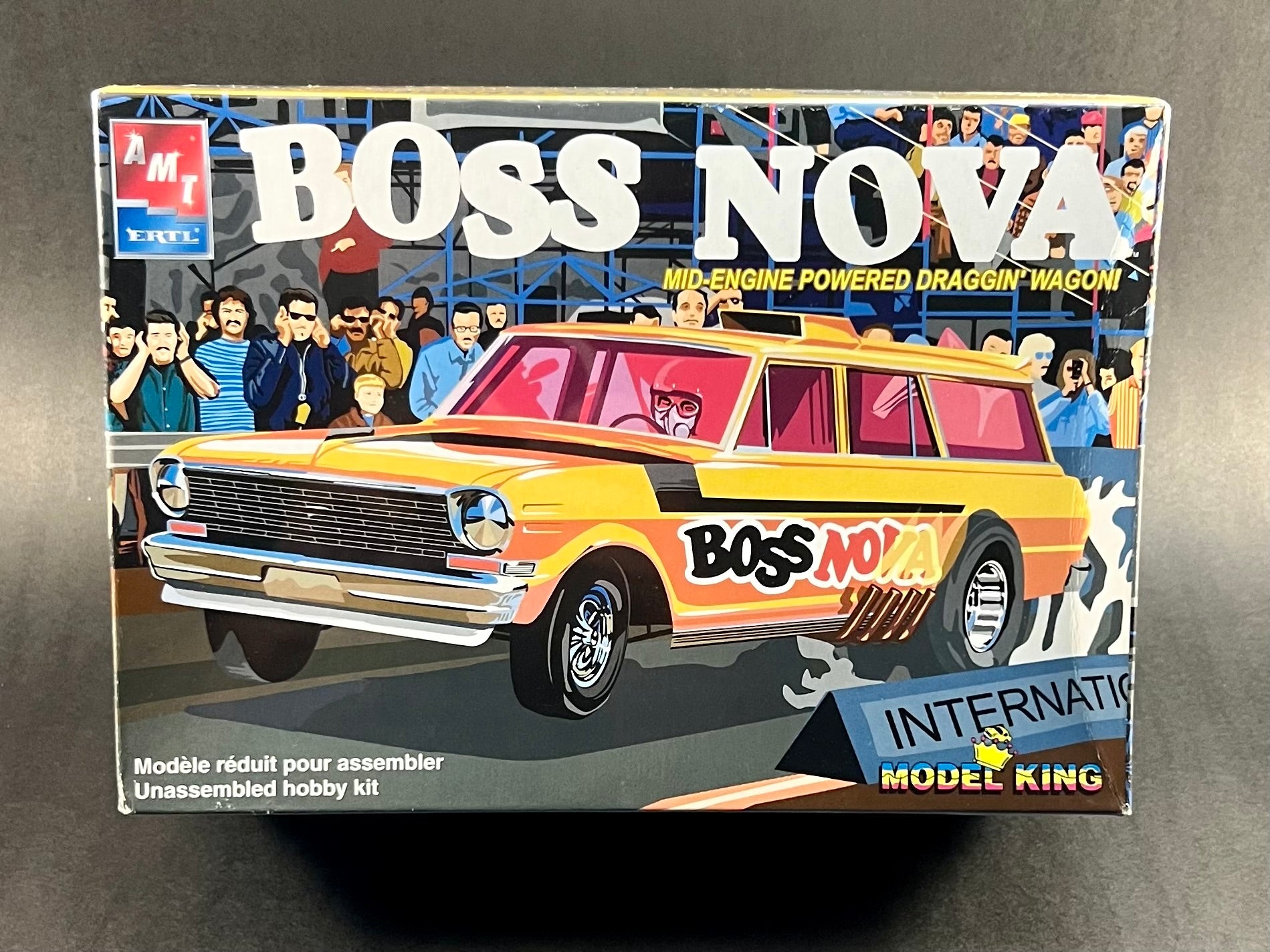 AMT ERTL Model Kit 21441P 1:25 Scale Boss Nova Mid-Engine Powered Drag ...