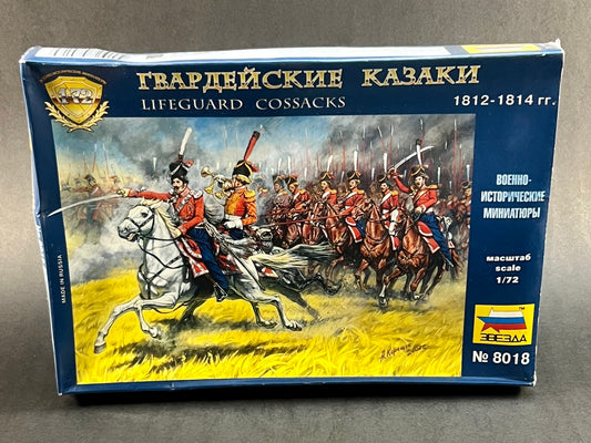 Zvezda Model Kit 8018 1:72 Scale Lifeguard Cossacks