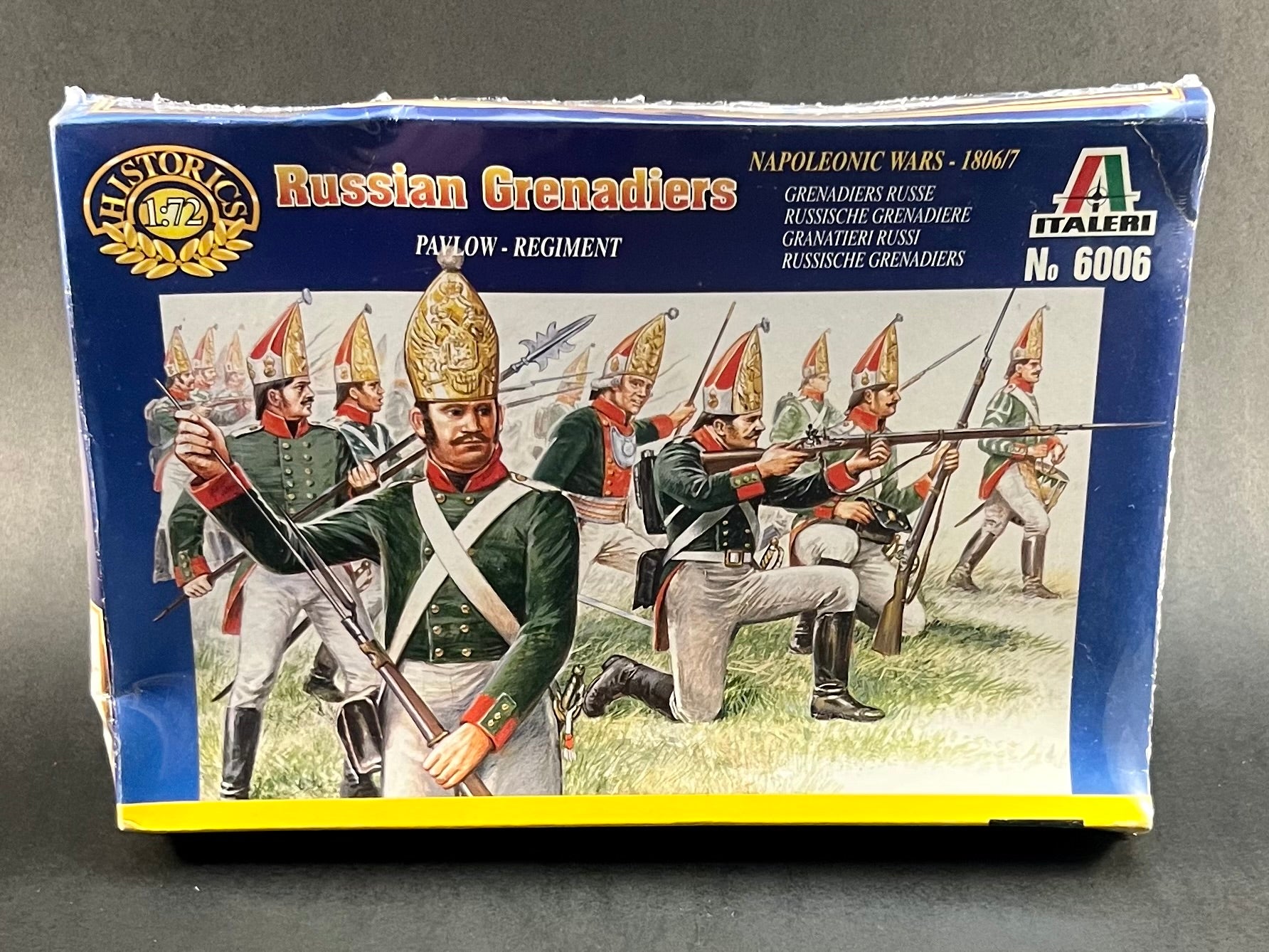 Italeri Model Kit 6006 1:72 Scale Russian Grenadiers Pavlow-Regiment ...