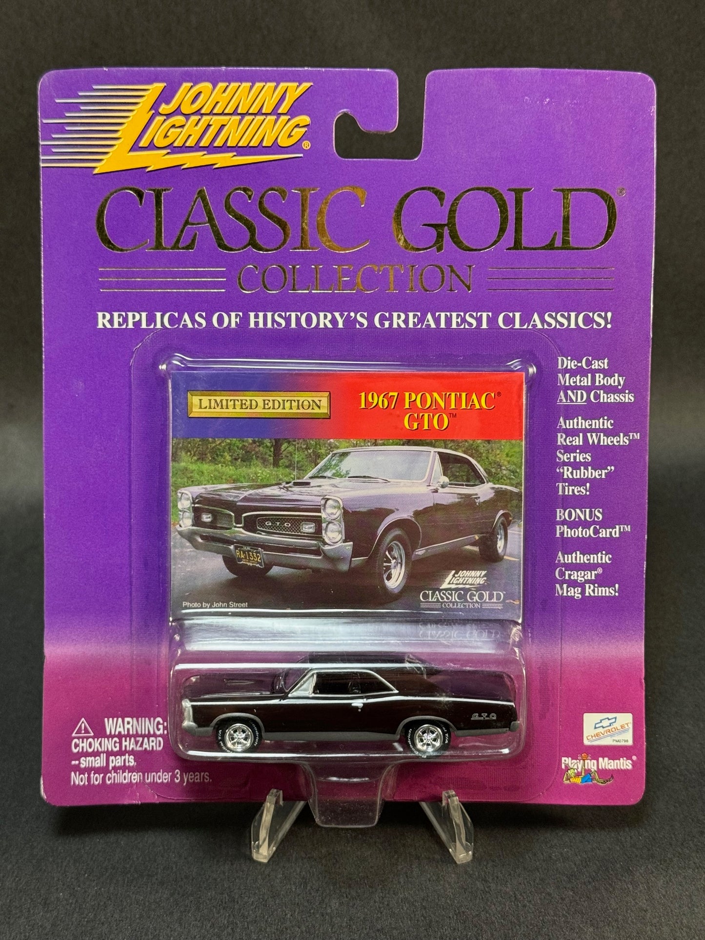 2000 Johnny Lightning Classic Gold Collection 1967 Pontiac GTO, Brown