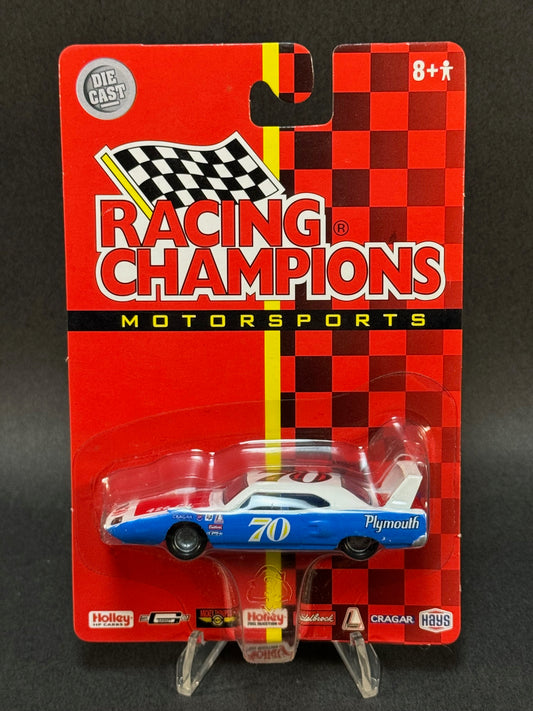 2001 Racing Champions Motorsports Plymouth Superbird, White and Blue