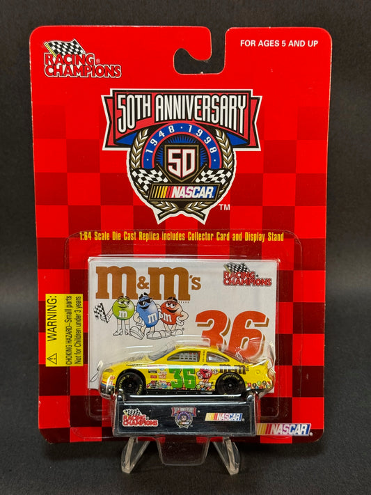 1998 Racing Champions NASCAR 50th Anniversary M&M's #36, Yellow