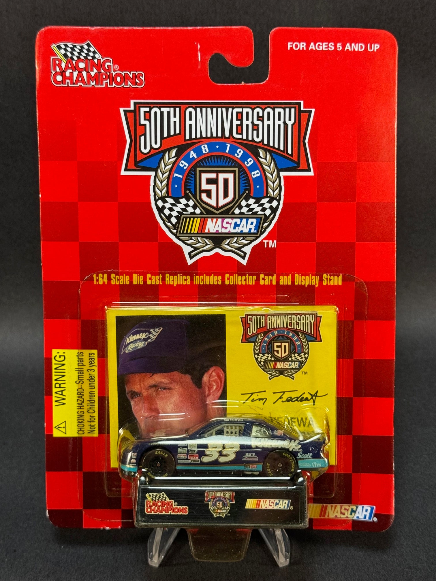 1998 Racing Champions NASCAR 50th Anniversary Kleenex Tim Fedewa #33 ...