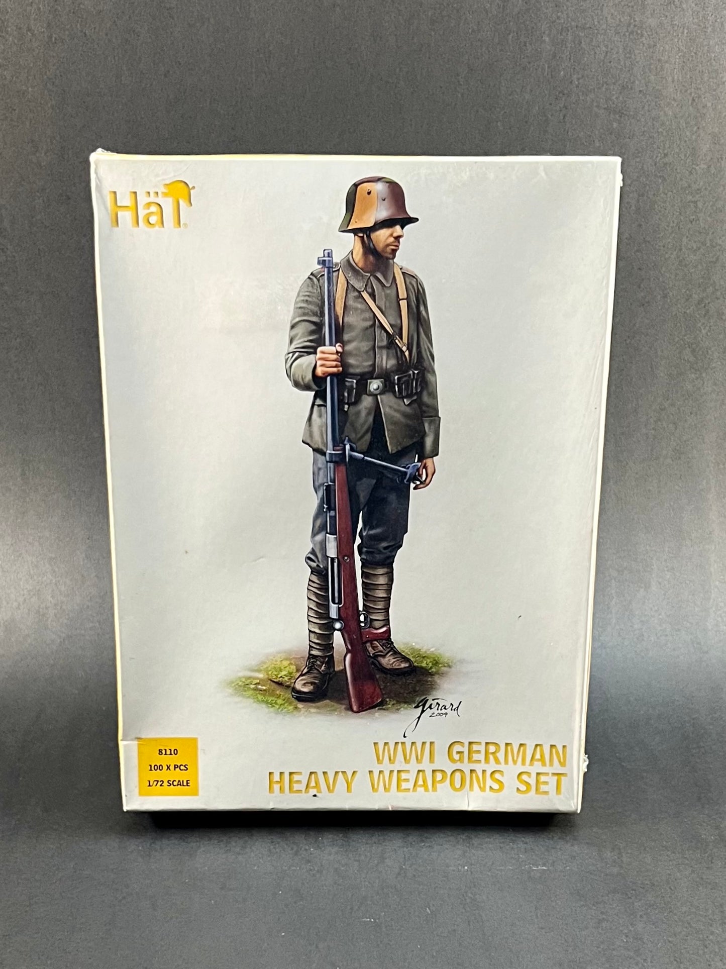 Hat Model Kit 8110 1:72 Scale WWI German Heavy Weapons Set