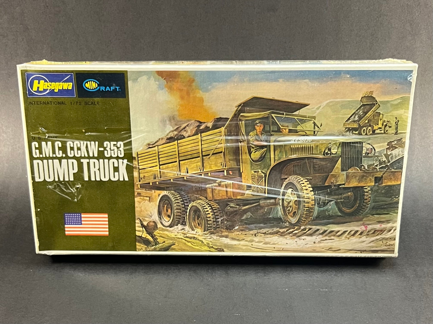 Hasegawa MiniCraft Model Kit 722 1:72 Scale G.M.C. CCKW-353 Dump Truck