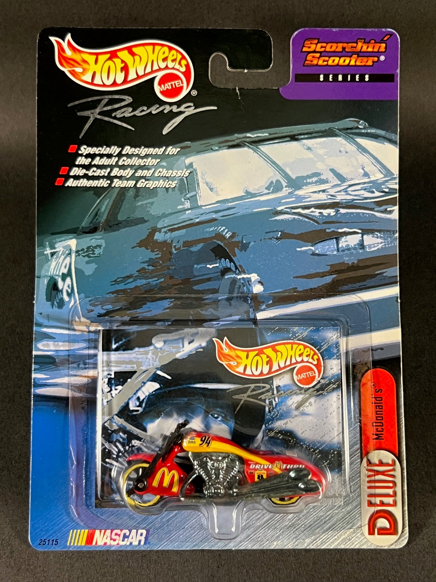 Hot Wheels Racing 1999 Scorchin' Scooter Series McDonald's, Red