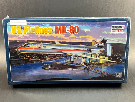 MiniCraft Model Kit 14493 1:144 Scale US Airlines MD-80