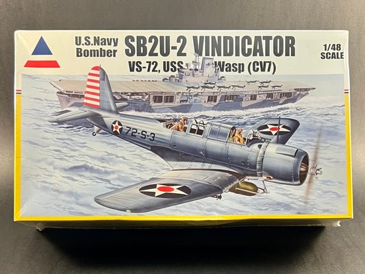 Accurate Miniatures Model Kit 480201 1:48 Scale SB2U-2 Vindicator VS-72 USS Wasp (CV7)