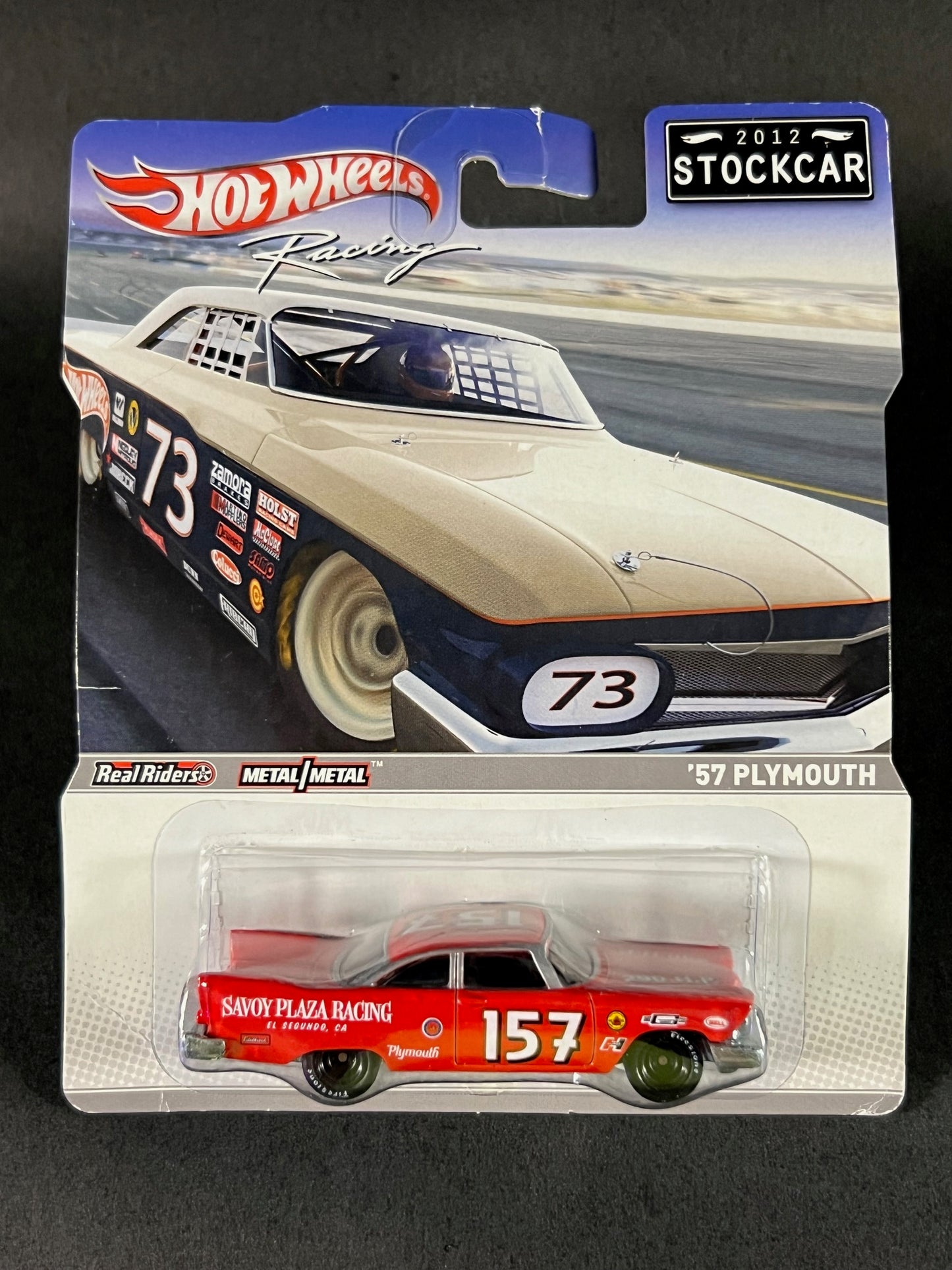 Hot Wheels Racing 2012 Stock Car Series '57 Plymouth, Red