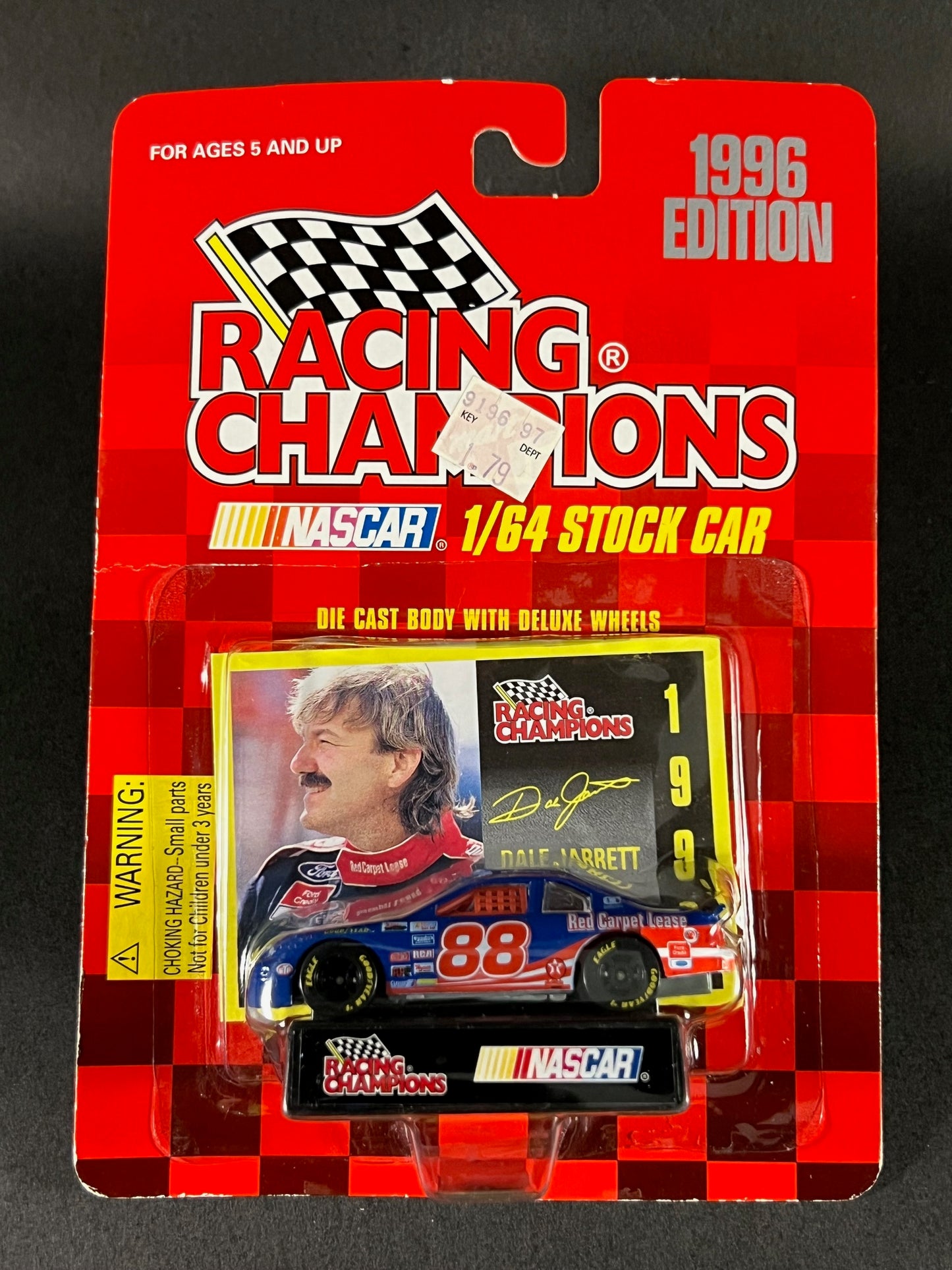 Racing Champions 1996 Edition NASCAR Stock Car Dale Jarrett #88