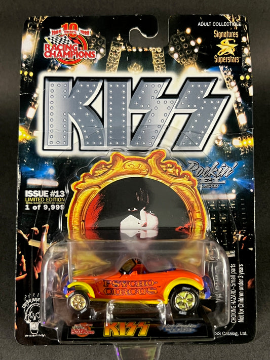 Racing Champions 1999 Hot Rockin' Steel Issue #13 KISS Psycho Circus, Orange