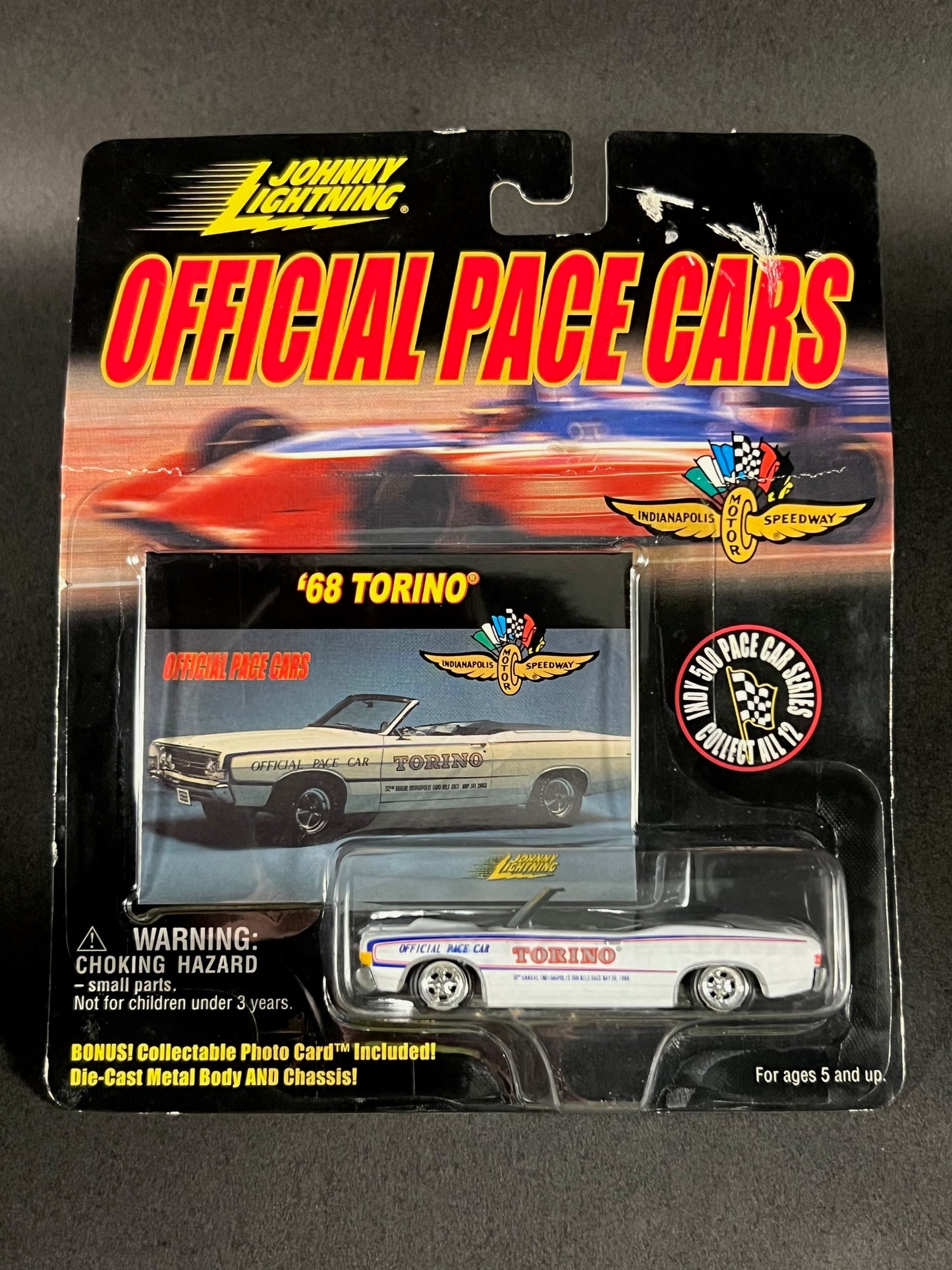 Johnny Lightning 1999 Official Pace Cars '68 Torino, White