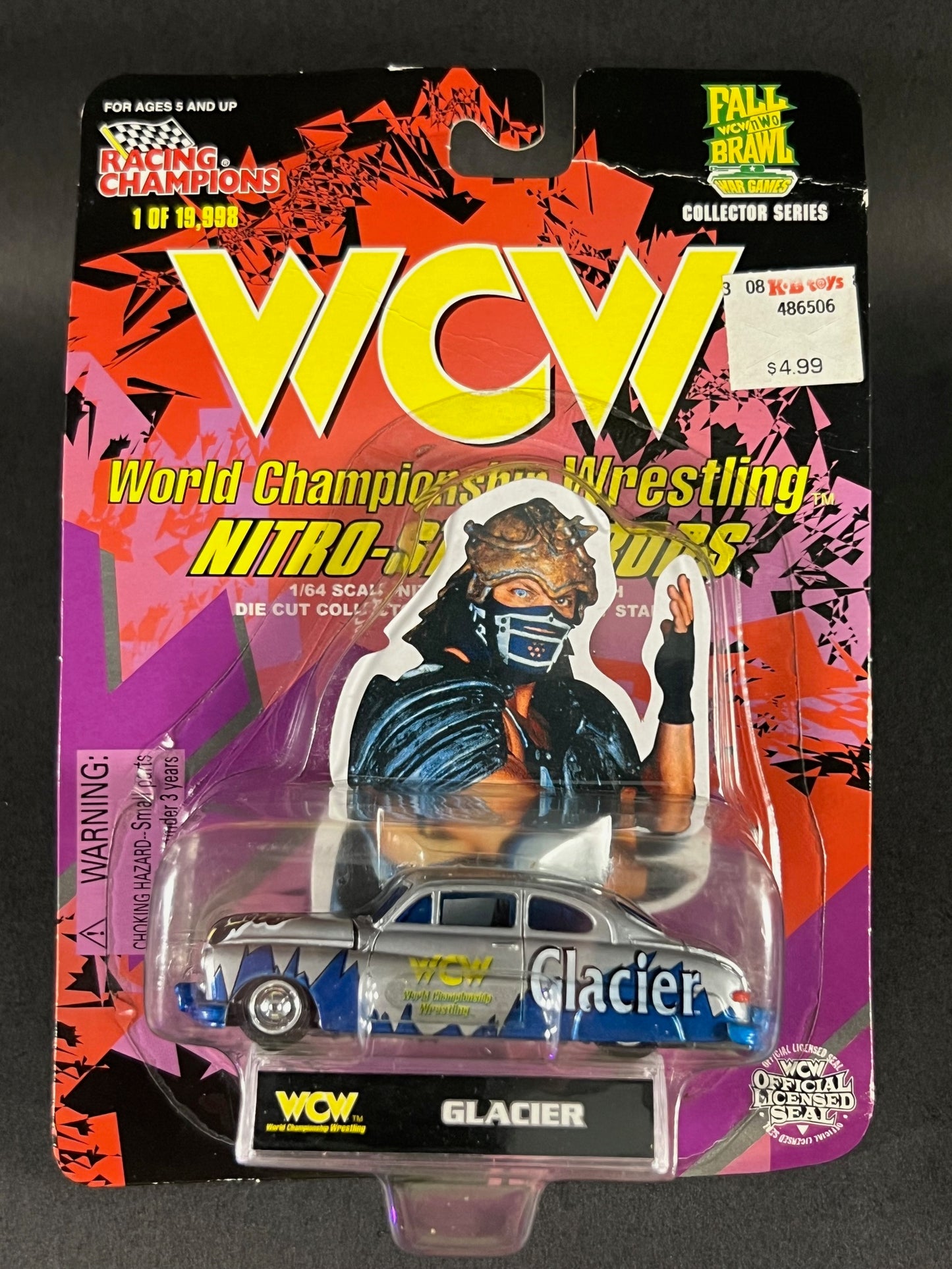 Racing Champions 1998 WCW Nitro StreetRods Fall Brawl Glacier, Silver