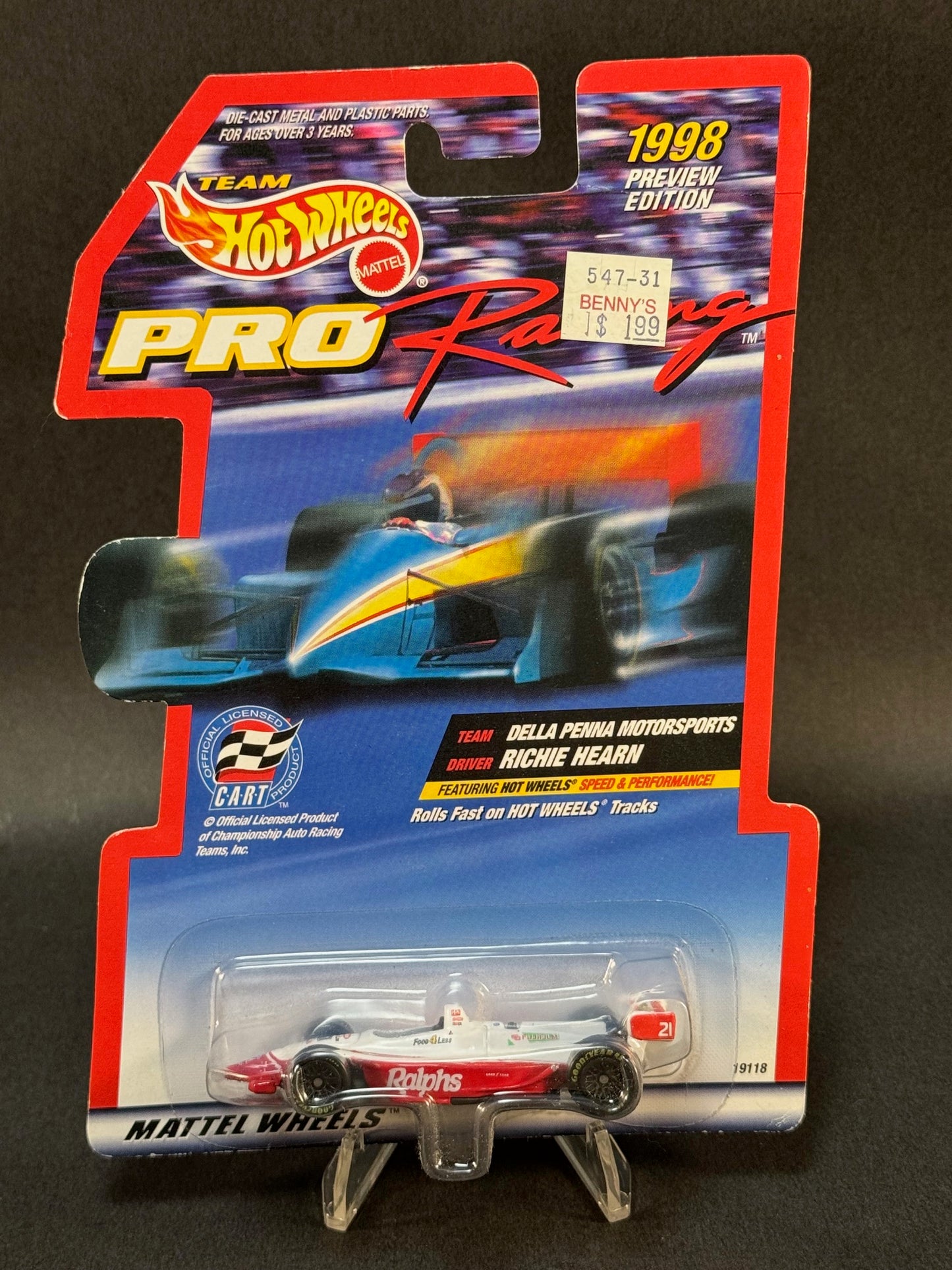 1997 Team Hot Wheels Pro Racing 1998 Preview Edition Della Penna Motorsports