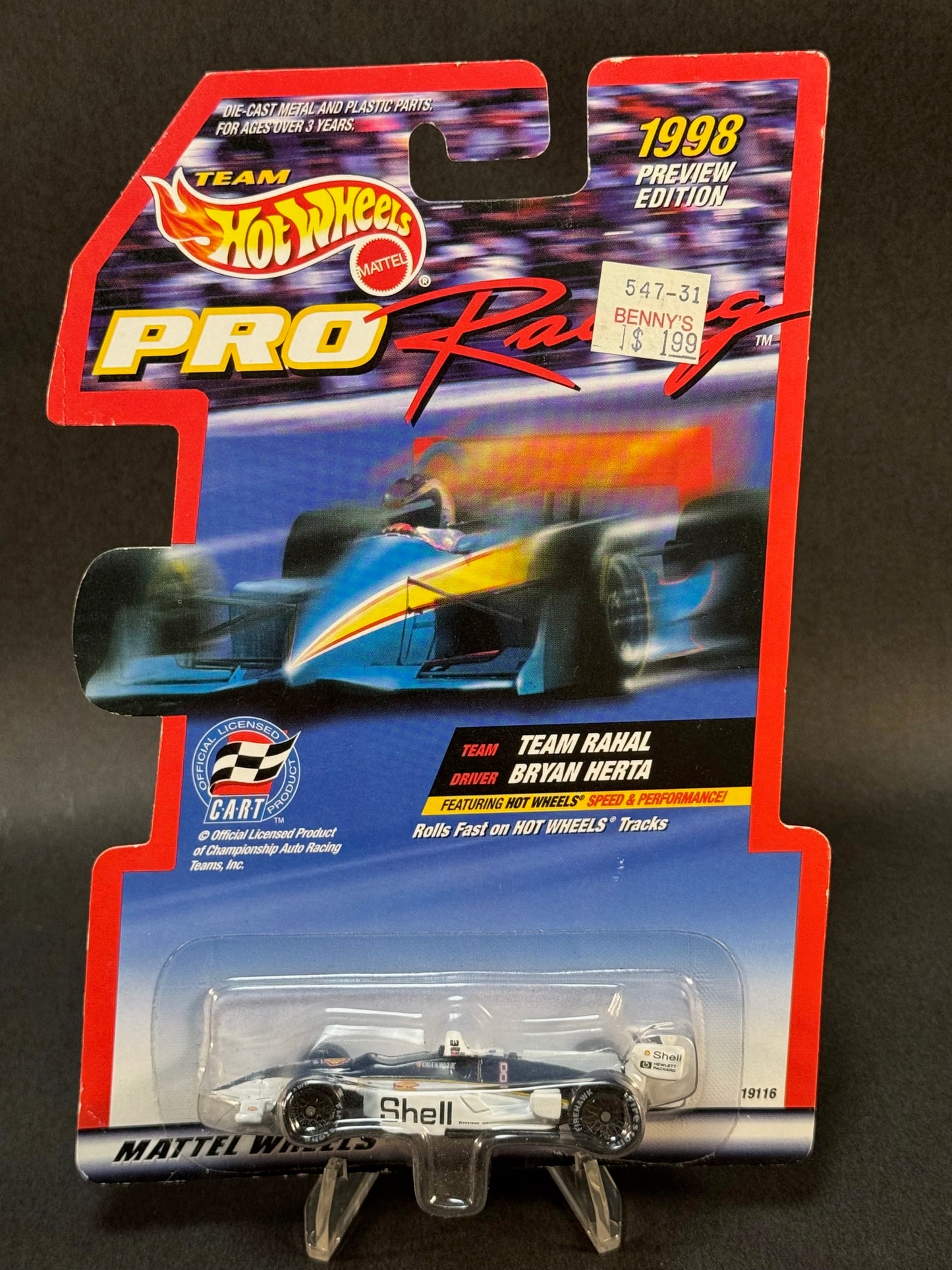 1997 Team Hot Wheels Pro Racing 1998 Preview Edition Team Rahal