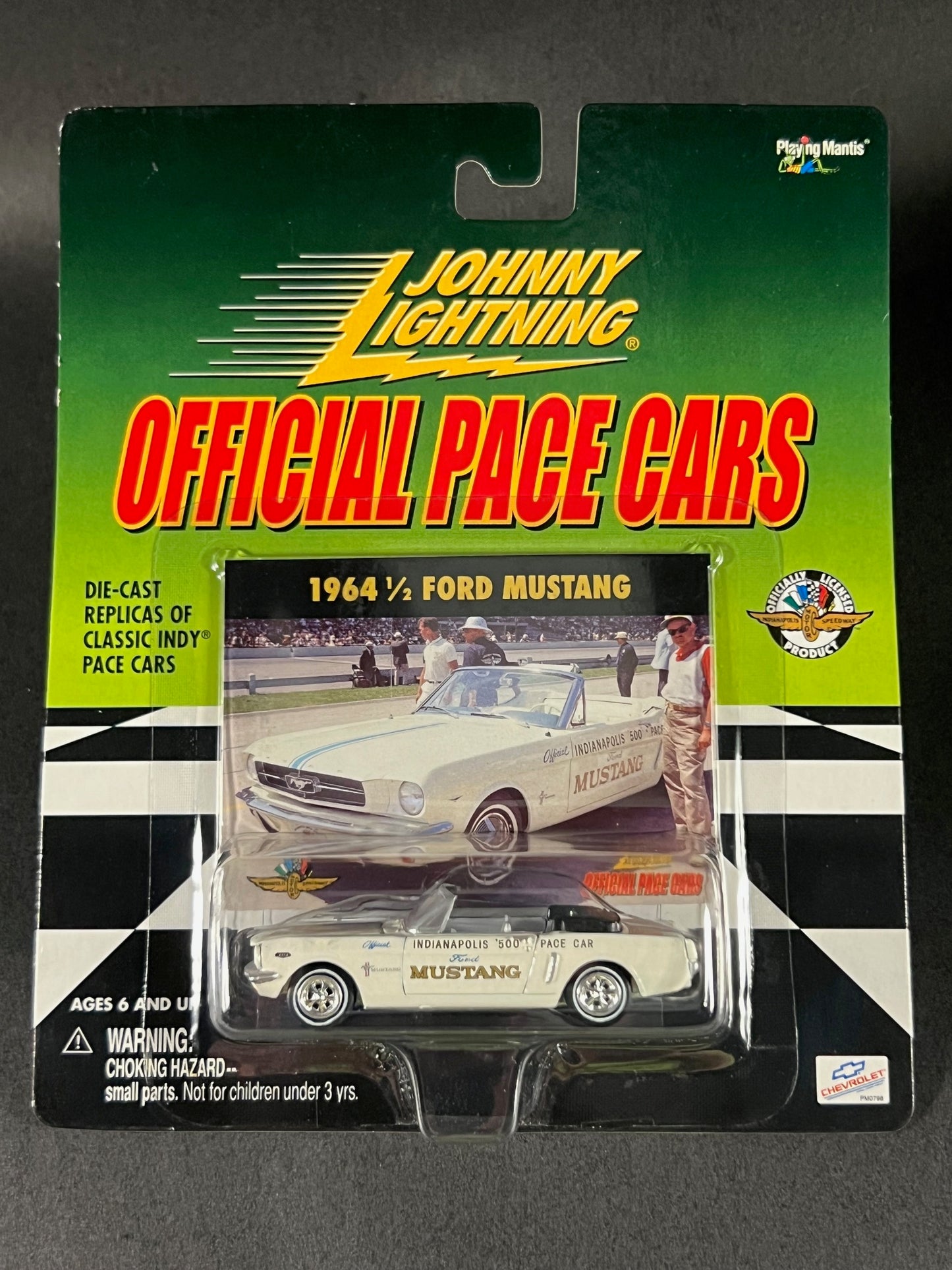 Johnny Lightning 2000 Official Pace Cars 1964 1/2 Ford Mustang, White