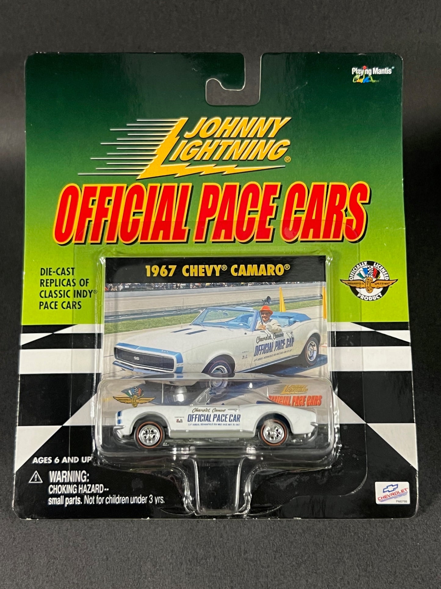 Johnny Lightning 2000 Official Pace Cars 1967 Chevy Camaro, White