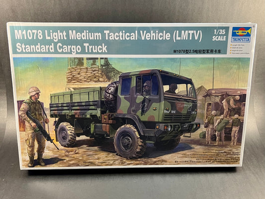 Trumpeter Model Kit 01004 1:35 Scale M1078 Light Medium Tactical Vehicle Standard Cargo Truck