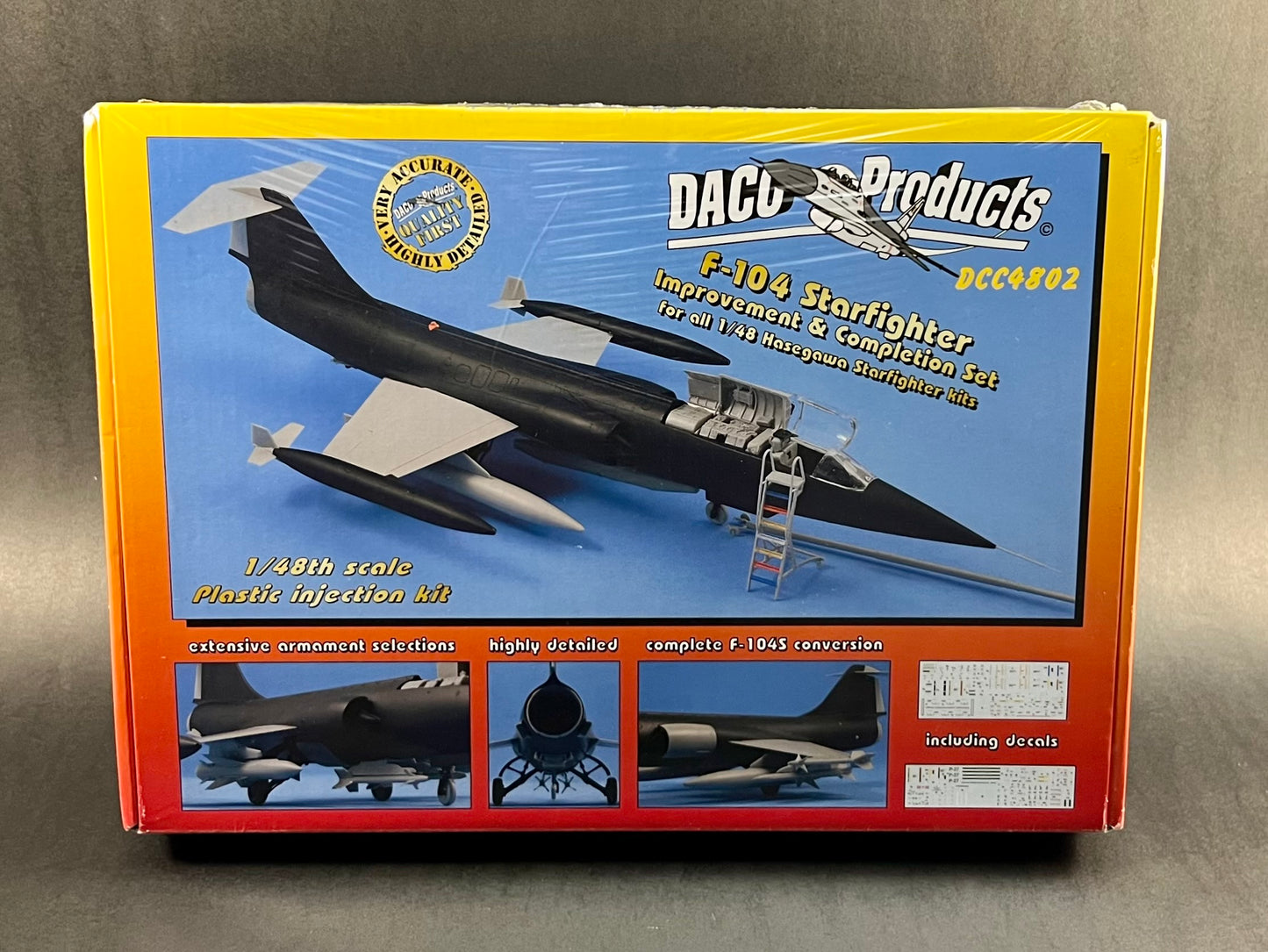 DACO Products Upgrade Kit DCC4802 1:48 Scale F-104 Starfighter Improvement & Completion Set