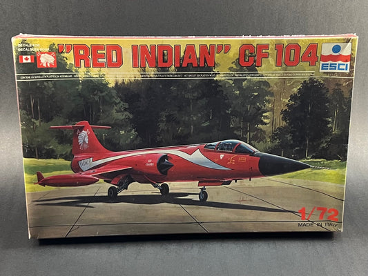 ESCI Model Kit 9044 1:72 Scale "Red Indian" CF 104