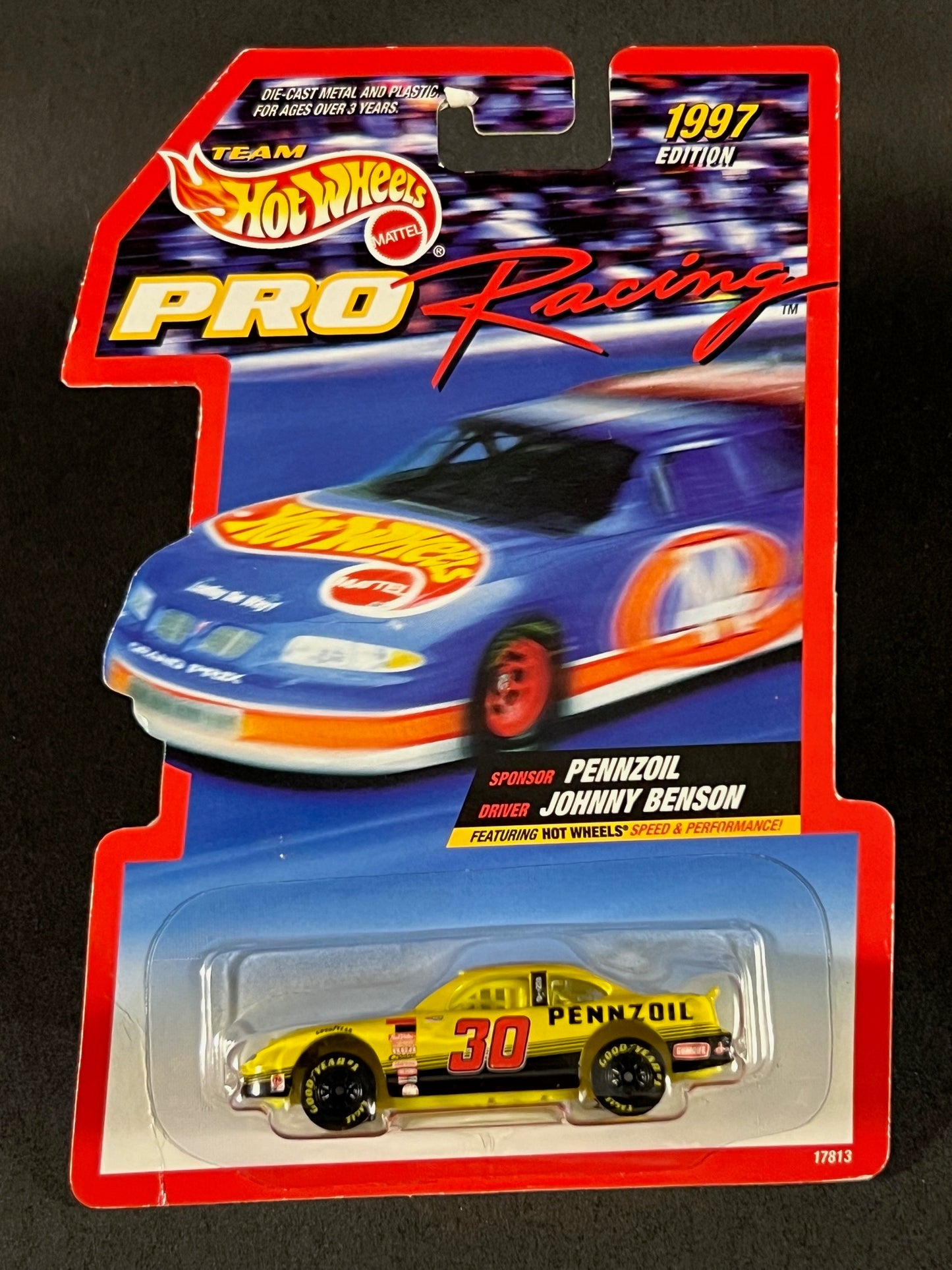 1996 Team Hot Wheels Pro Racing 1997 Edition Pennzoil Johnny Benson