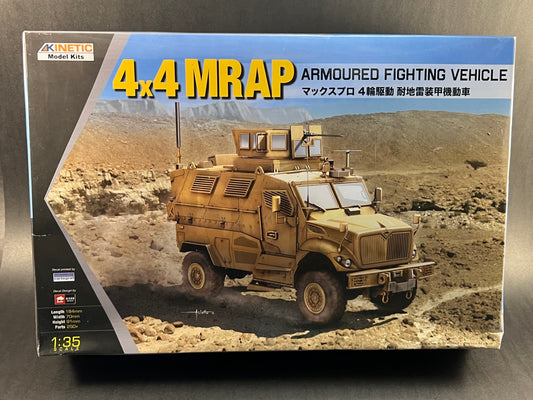 Kinetic Model Kit K61011 1:35 Scale 4x4 MRAP Armoured Fighting Vehicle