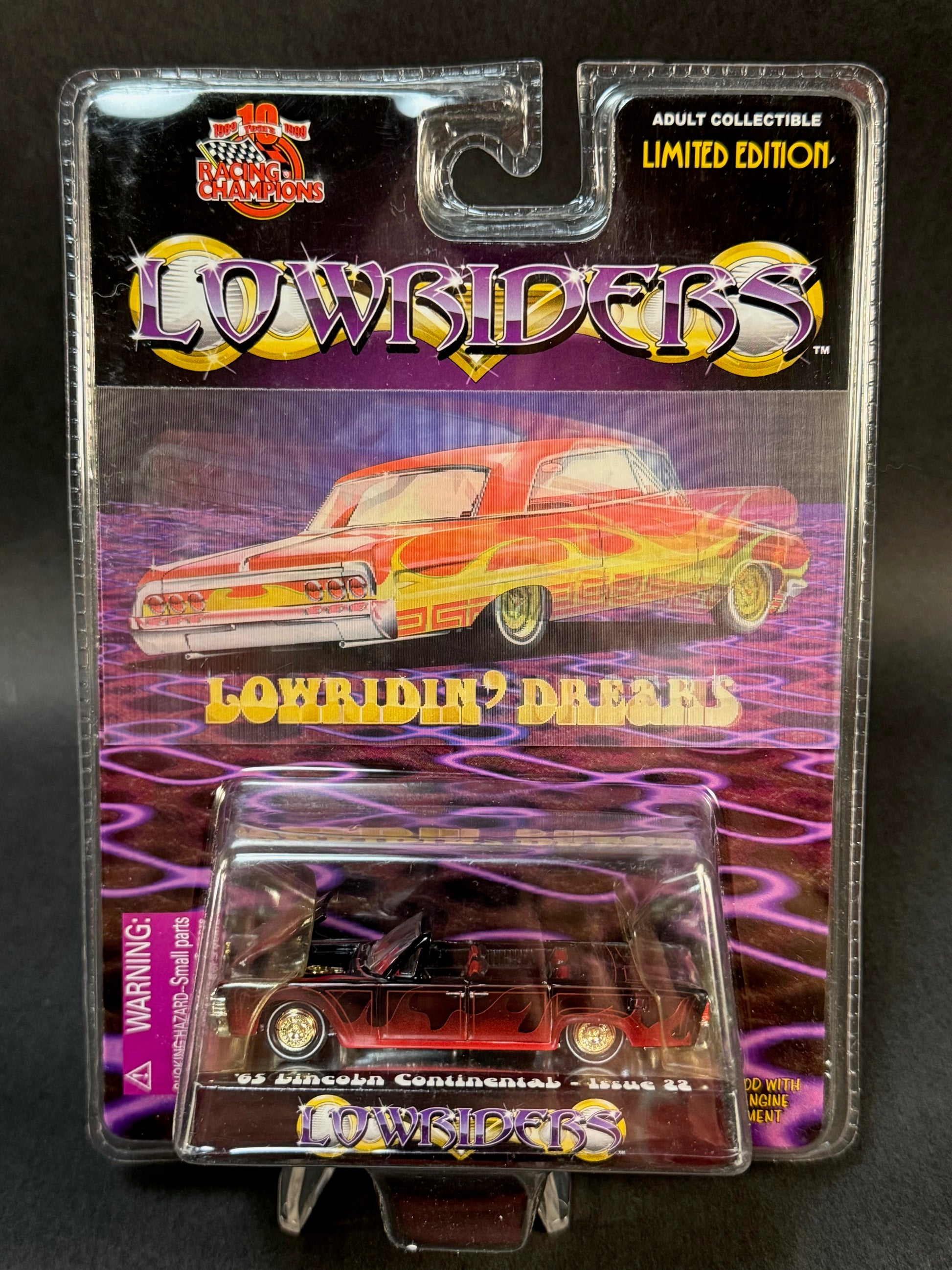 Low Riders Racing Racing Champions 1999 Lowriders Issue 22 '65 Lincoln Continental, Red ...