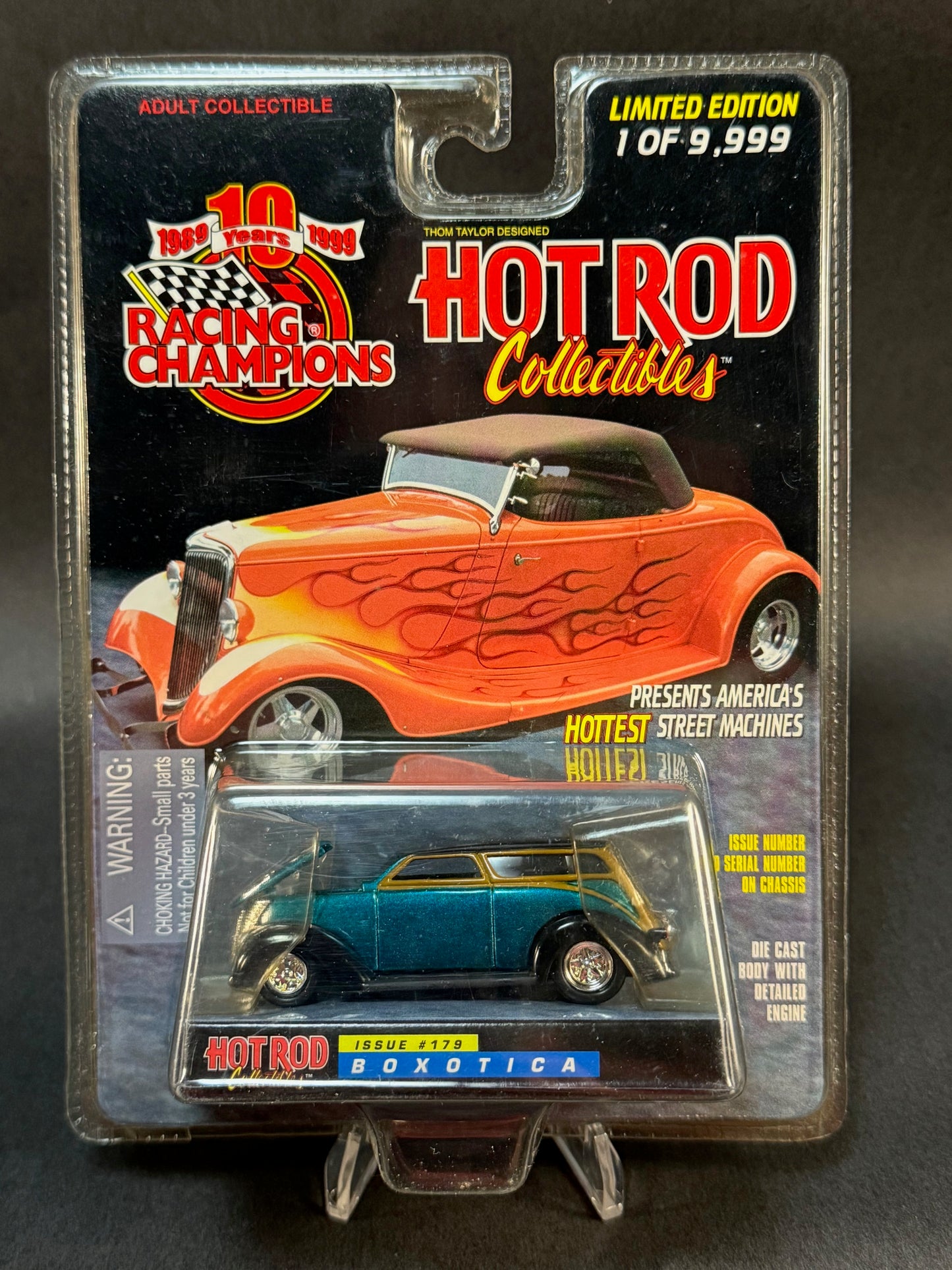 1999 Racing Champions Hot Rod Collectibles Issue #179 Boxotica, Teal